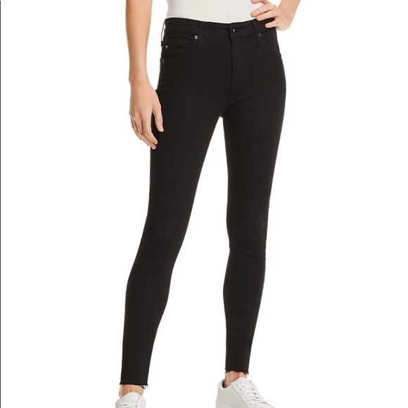AG Farrah Skinny Raw Hem Ankle Jeans - Picture 1 of 9